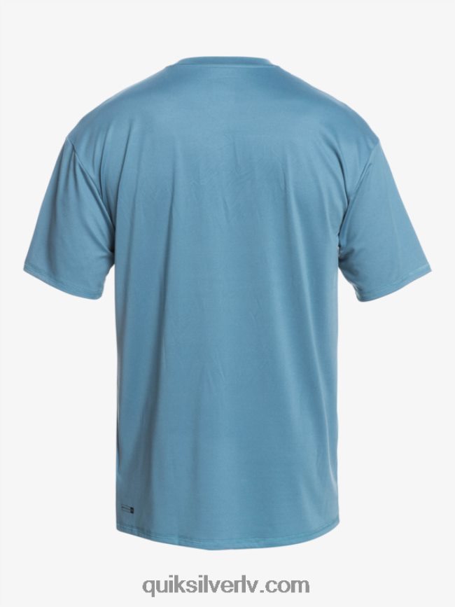 vīriešiem Quiksilver cieta svītra ar īsām piedurknēm upf 50 sērfošanas tēja provencial 88064R891