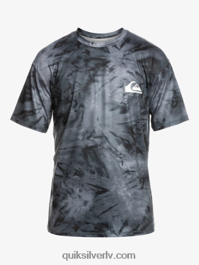vīriešiem Quiksilver digitālās sesijas upf 50 sērfošanas triks ar īsām piedurknēm melns 88064R1086