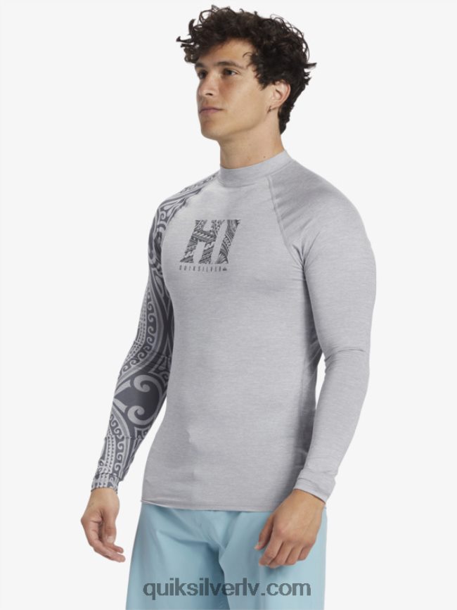 vīriešiem Quiksilver hawaii Big Island upf 50 garās piedurknes sērfošanas tee slapjš virši 88064R922