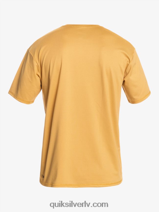 vīriešiem Quiksilver heritage heather īsām piedurknēm upf 50 sērfošanas t-krekls kviešu virši 88064R1127