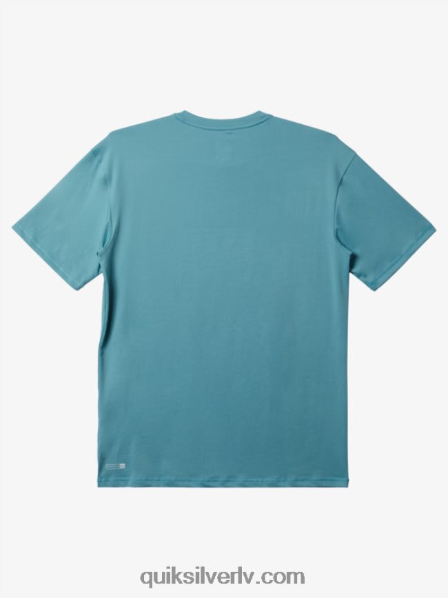 vīriešiem Quiksilver mix session upf 50 sērfošanas t-ka ar īsām piedurknēm kameja zils 88064R314