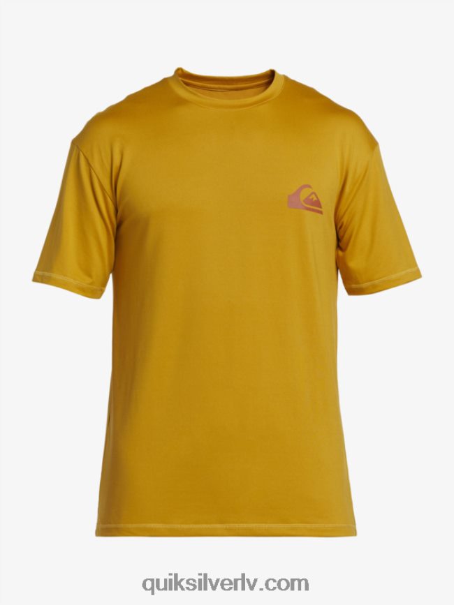 vīriešiem Quiksilver mix session upf 50 sērfošanas t-ka ar īsām piedurknēm kvieši 88064R317