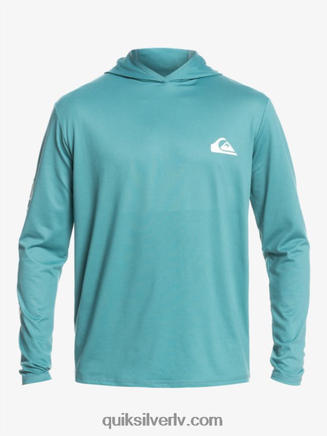 vīriešiem Quiksilver omni session upf 50 sērfošanas triko ar garām piedurknēm Bretaņas zilā 88064R772