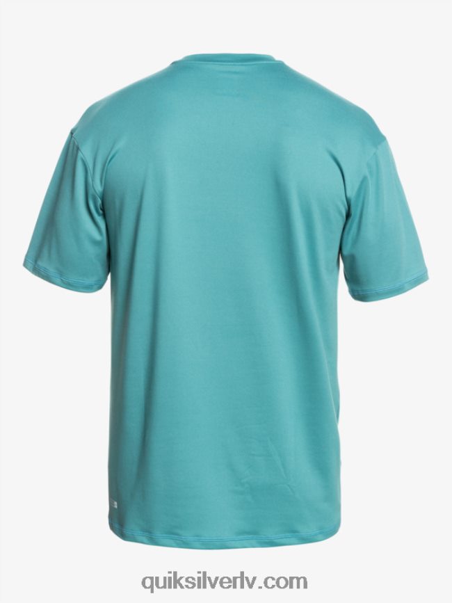 vīriešiem Quiksilver omni session upf 50 sērfošanas triko ar īsām piedurknēm Bretaņas zilā 88064R542