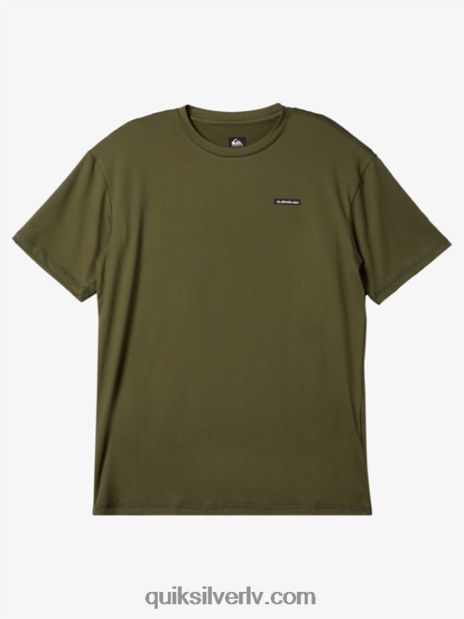 vīriešiem Quiksilver omni session upf 50 sērfošanas triko ar īsām piedurknēm Četrlapu āboliņš 88064R538