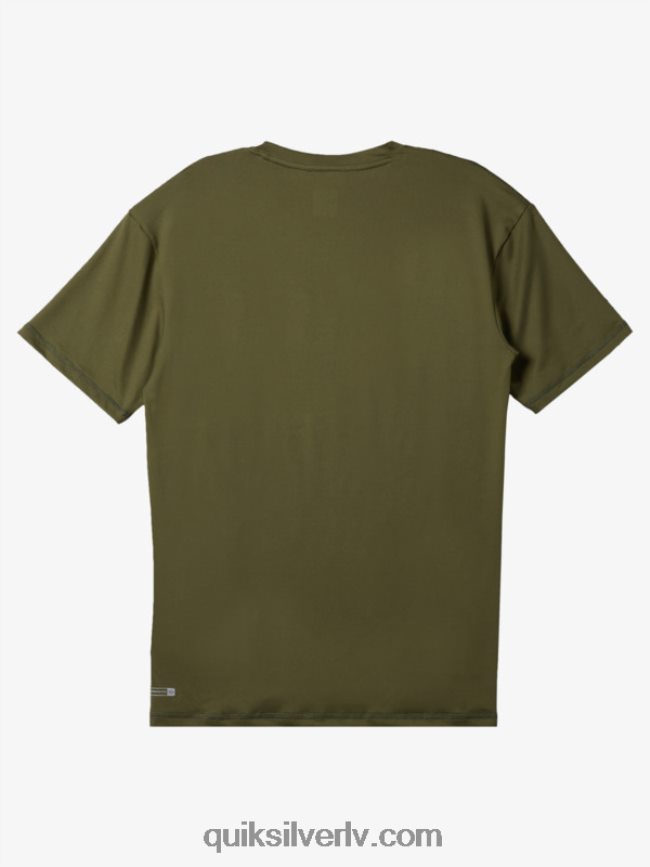 vīriešiem Quiksilver omni session upf 50 sērfošanas triko ar īsām piedurknēm Četrlapu āboliņš 88064R538