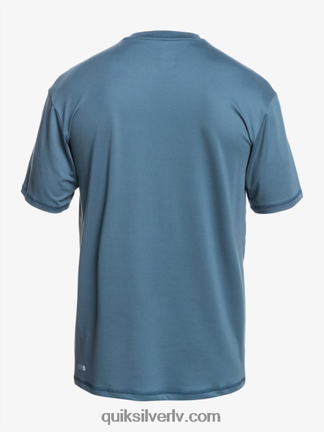 vīriešiem Quiksilver omni session upf 50 sērfošanas triko ar īsām piedurknēm jūra 88064R537