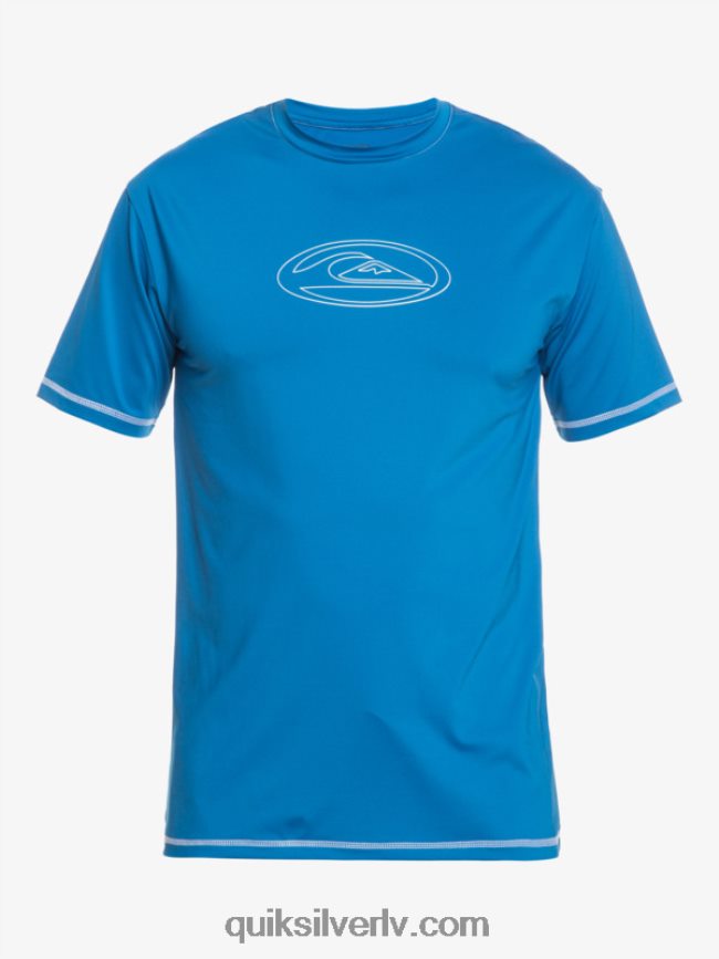 vīriešiem Quiksilver saturn surf upf 50 surf t-krekls ar īsām piedurknēm turku jūra 88064R588