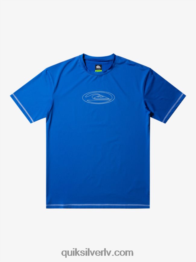 vīriešiem Quiksilver saturn surf upf 50 surf t-krekls ar īsām piedurknēm turku jūra 88064R588