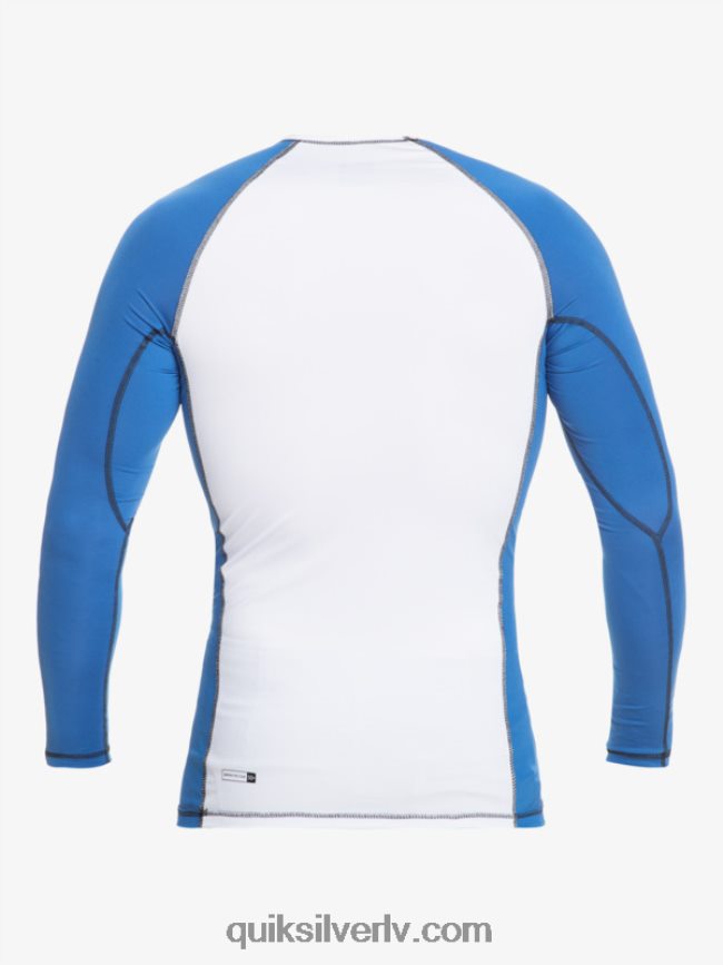 vīriešiem Quiksilver saturna aizsardzība ar garām piedurknēm upf 50 rashguard turku jūra 88064R653