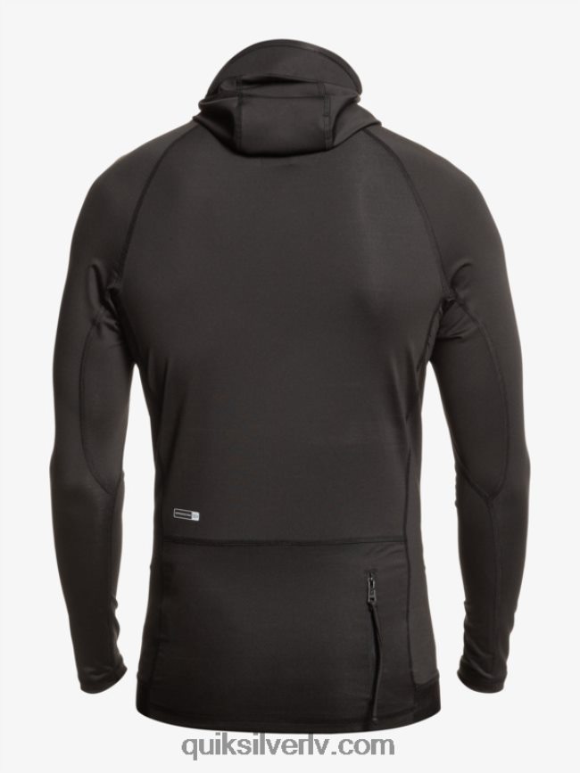 vīriešiem Quiksilver storm tripper garām piedurknēm rashguard melns 88064R1836