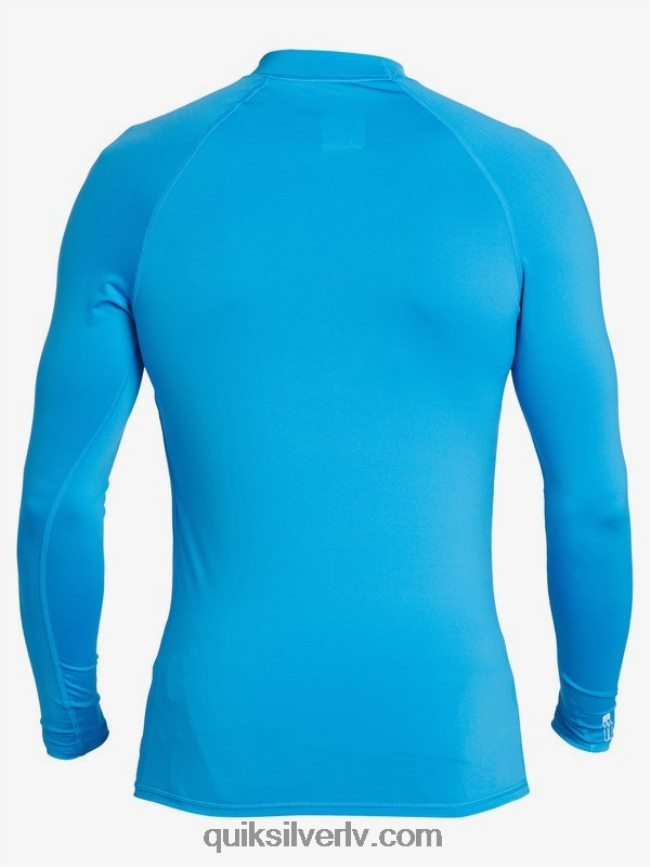 vīriešiem Quiksilver visu laiku garām piedurknēm upf 50 rashguard blāvs 88064R1431