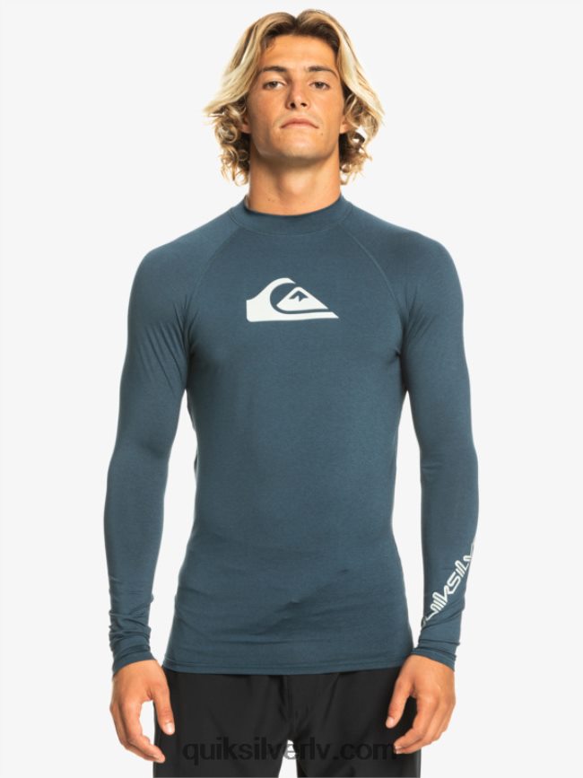 vīriešiem Quiksilver visu laiku garām piedurknēm upf 50 rashguard jūras žakete virši 88064R820
