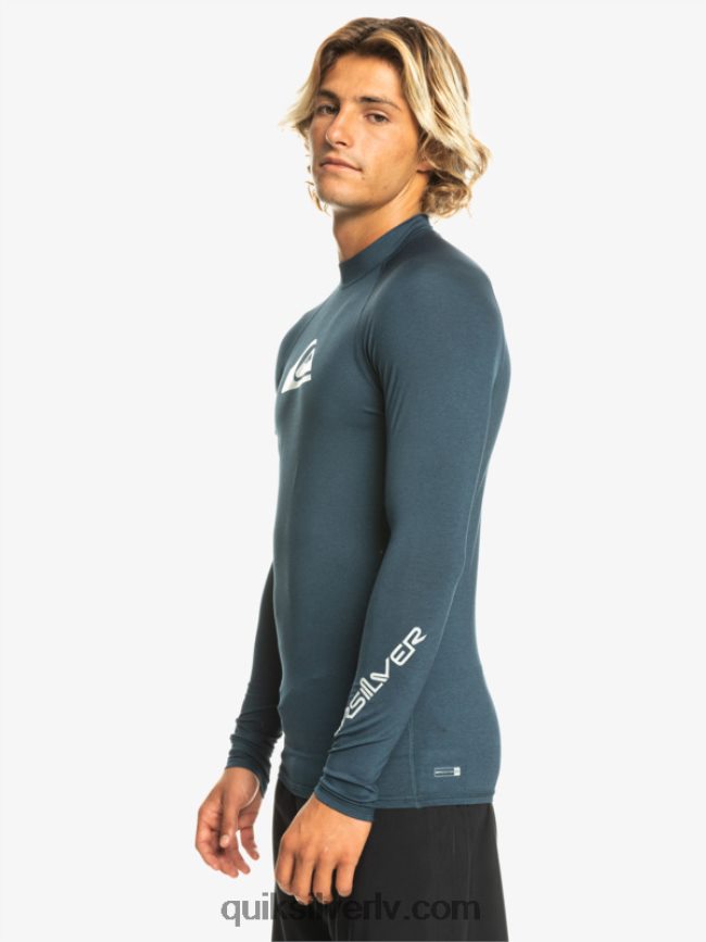 vīriešiem Quiksilver visu laiku garām piedurknēm upf 50 rashguard jūras žakete virši 88064R820