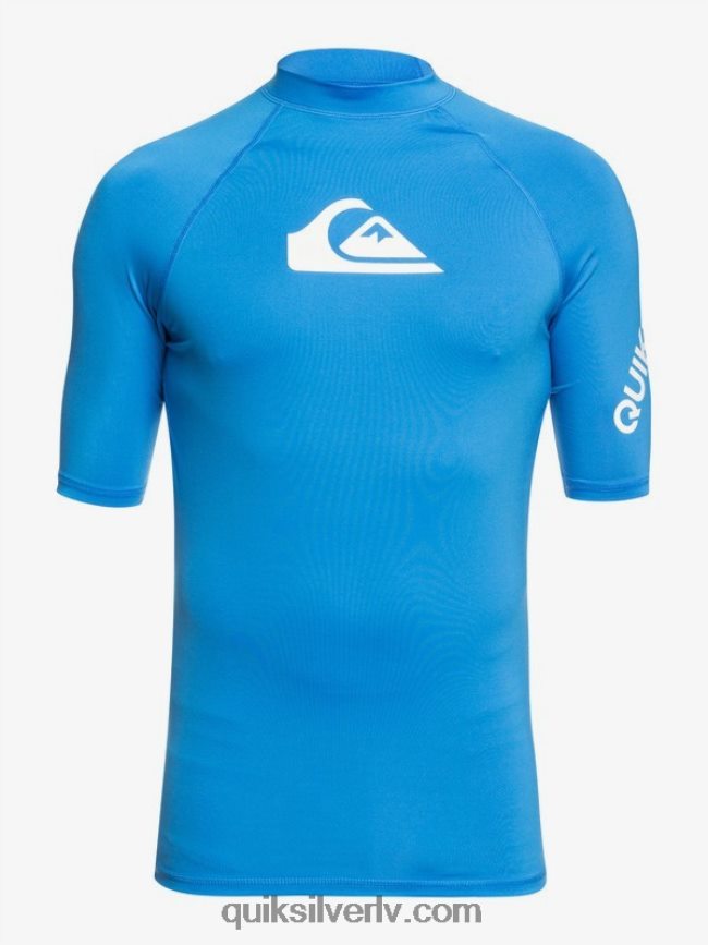 vīriešiem Quiksilver visu laiku īsām piedurknēm upf 50 rashguard blāvs 88064R1259