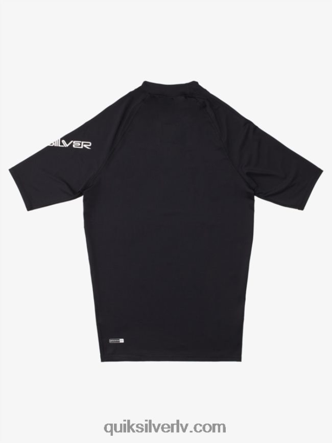 vīriešiem Quiksilver visu laiku īsām piedurknēm upf 50 rashguard melns 88064R1265