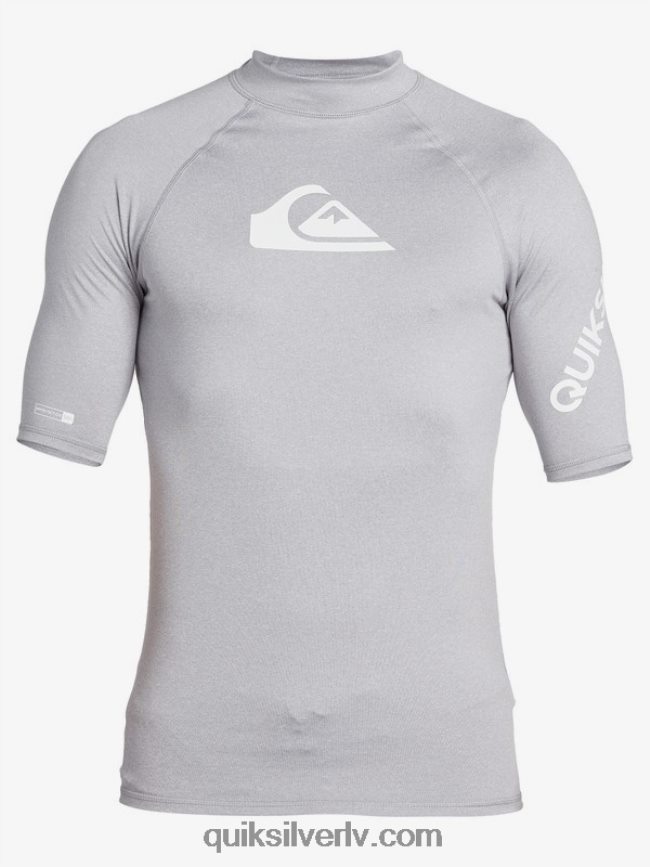 vīriešiem Quiksilver visu laiku īsām piedurknēm upf 50 rashguard slapjš virši 88064R1260