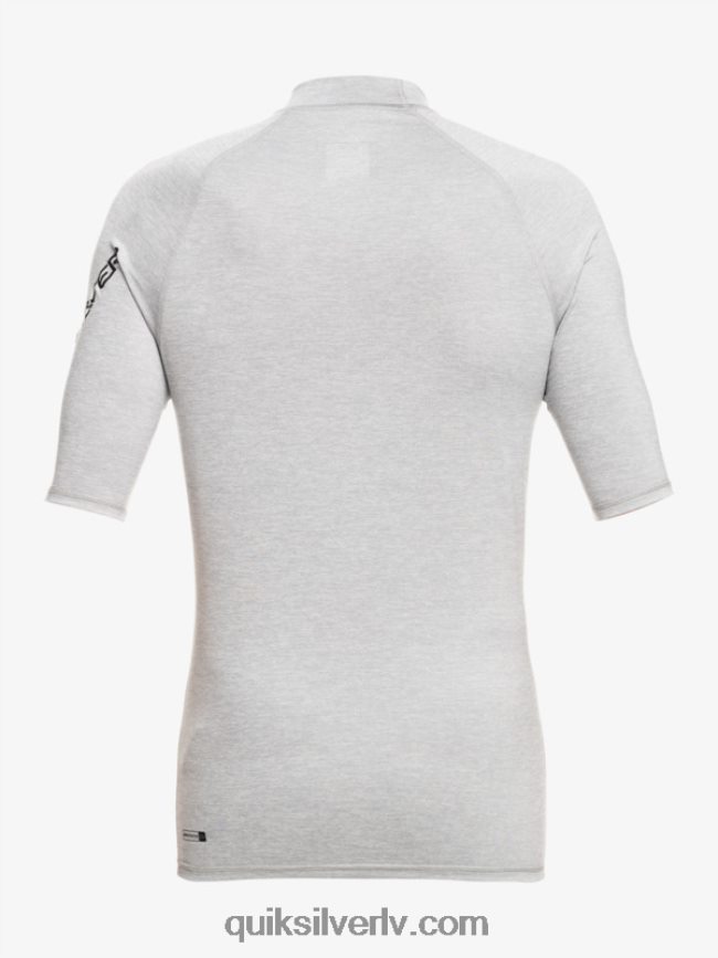 vīriešiem Quiksilver visu laiku īsām piedurknēm upf 50 rashguard slapjš virši 88064R809