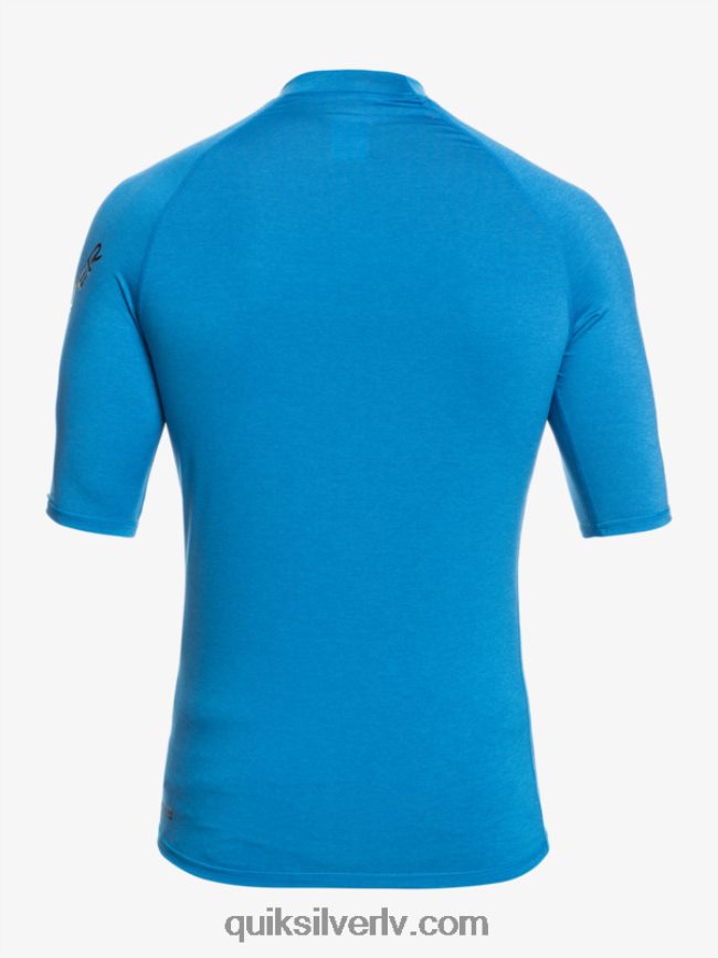 vīriešiem Quiksilver visu laiku īsām piedurknēm upf 50 rashguard snorkel zils virši 88064R814