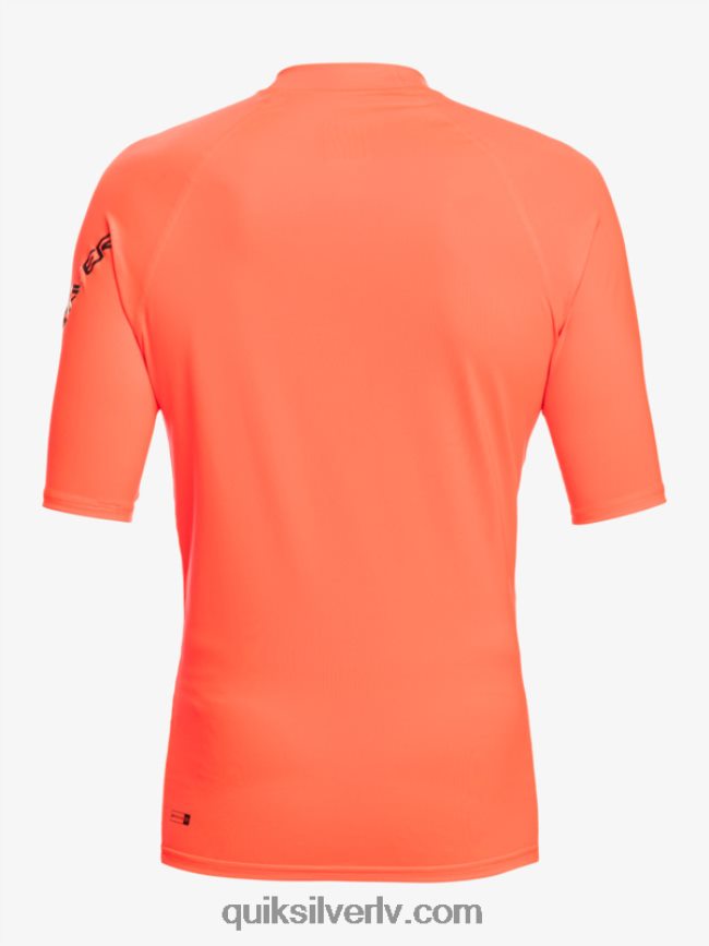 vīriešiem Quiksilver visu laiku īsām piedurknēm upf 50 rashguard ugunīgs koraļļi 88064R813
