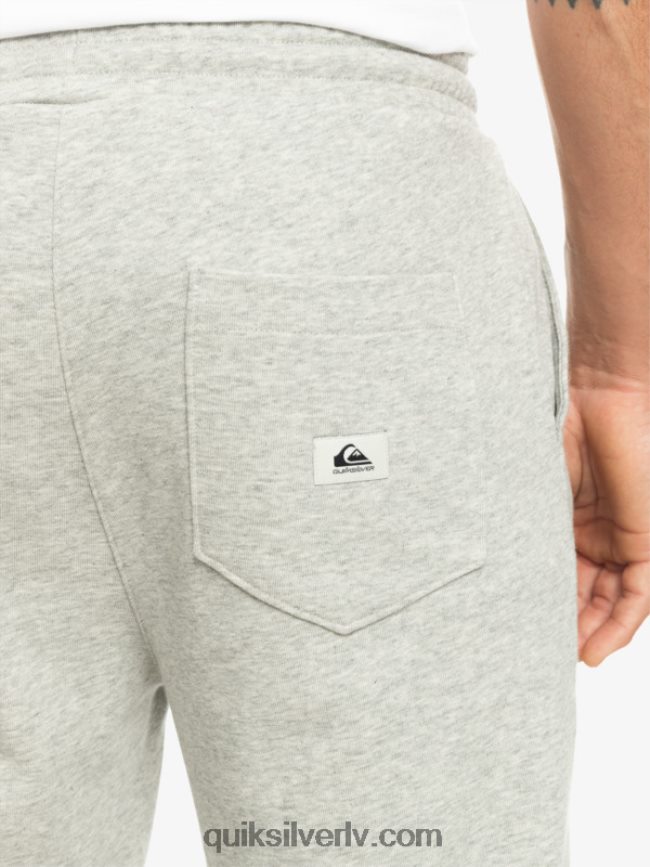vīriešiem Quiksilver essentials joggers gaiši pelēki virši 88064R1256