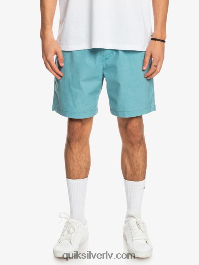vīriešiem Quiksilver Taxer 17 elastīgi vidukļa šorti delfīnija zils 88064R1378