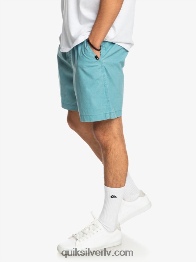vīriešiem Quiksilver Taxer 17 elastīgi vidukļa šorti delfīnija zils 88064R1378