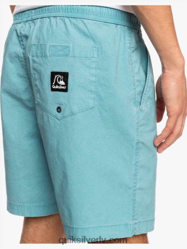 vīriešiem Quiksilver Taxer 17 elastīgi vidukļa šorti delfīnija zils 88064R1378
