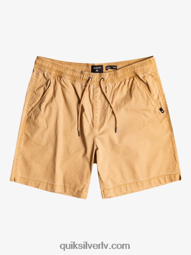 vīriešiem Quiksilver Taxer 17 elastīgi vidukļa šorti tanīns 88064R1377