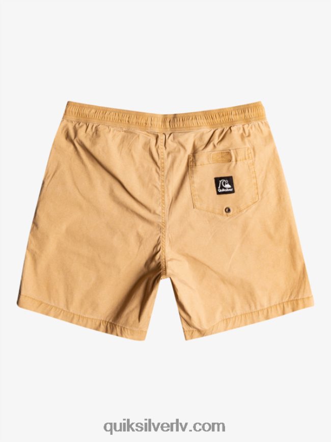 vīriešiem Quiksilver Taxer 17 elastīgi vidukļa šorti tanīns 88064R1377