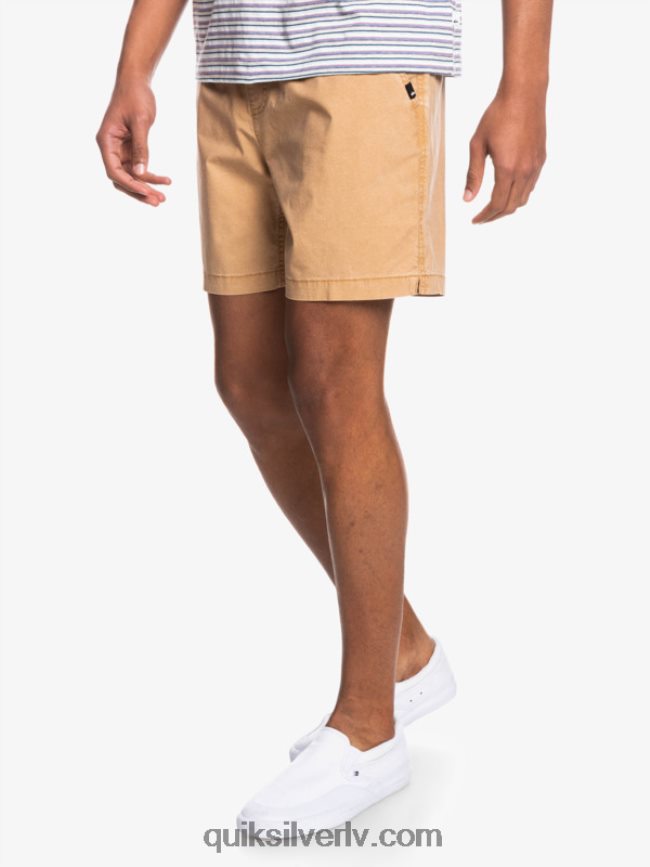 vīriešiem Quiksilver Taxer 17 elastīgi vidukļa šorti tanīns 88064R1377
