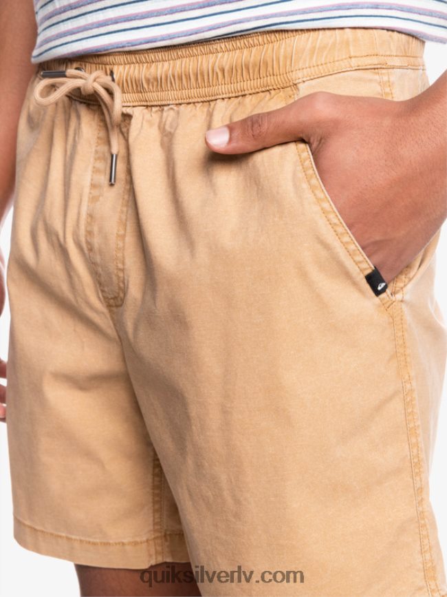 vīriešiem Quiksilver Taxer 17 elastīgi vidukļa šorti tanīns 88064R1377