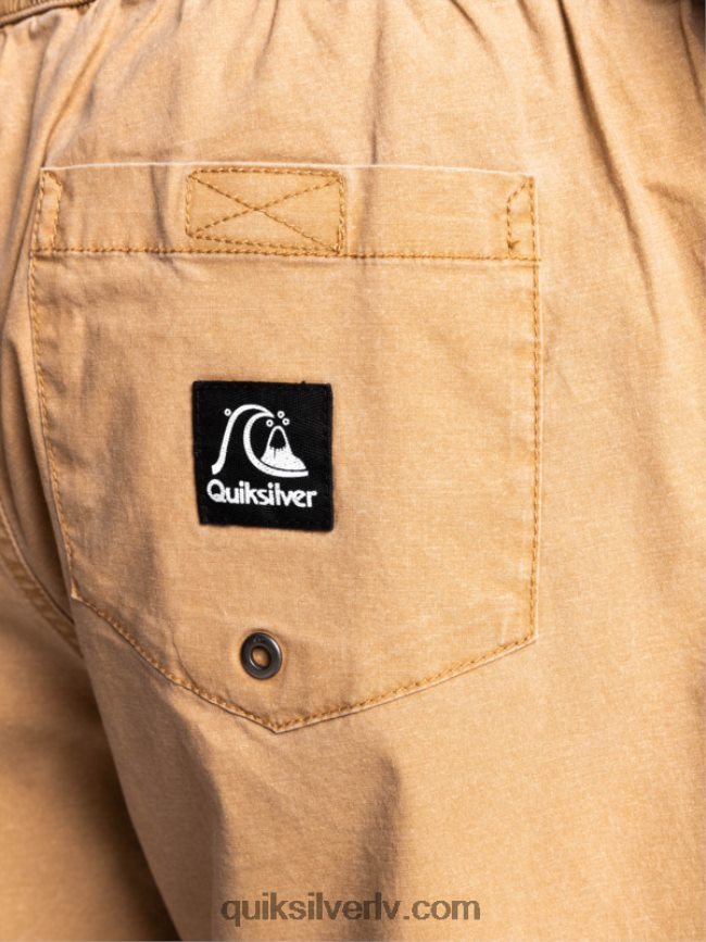 vīriešiem Quiksilver Taxer 17 elastīgi vidukļa šorti tanīns 88064R1377