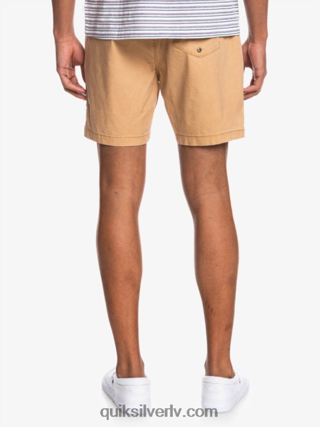vīriešiem Quiksilver Taxer 17 elastīgi vidukļa šorti tanīns 88064R1377