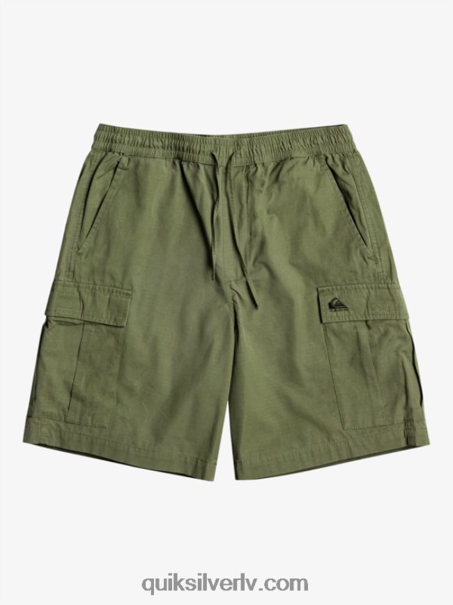 vīriešiem Quiksilver cargo taxer elastīgs jostasvietas 19 šorti Četrlapu āboliņš 88064R1010