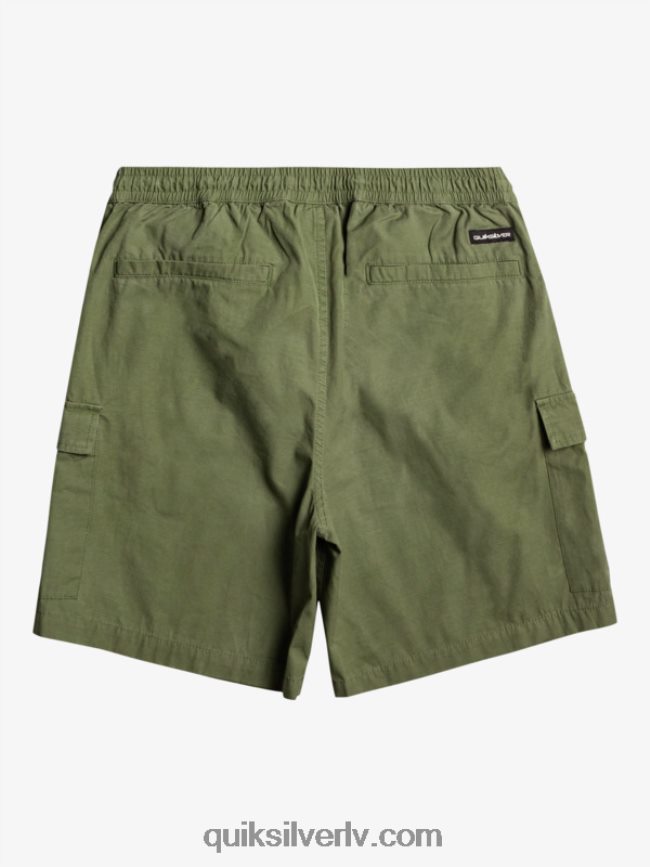vīriešiem Quiksilver cargo taxer elastīgs jostasvietas 19 šorti Četrlapu āboliņš 88064R1010