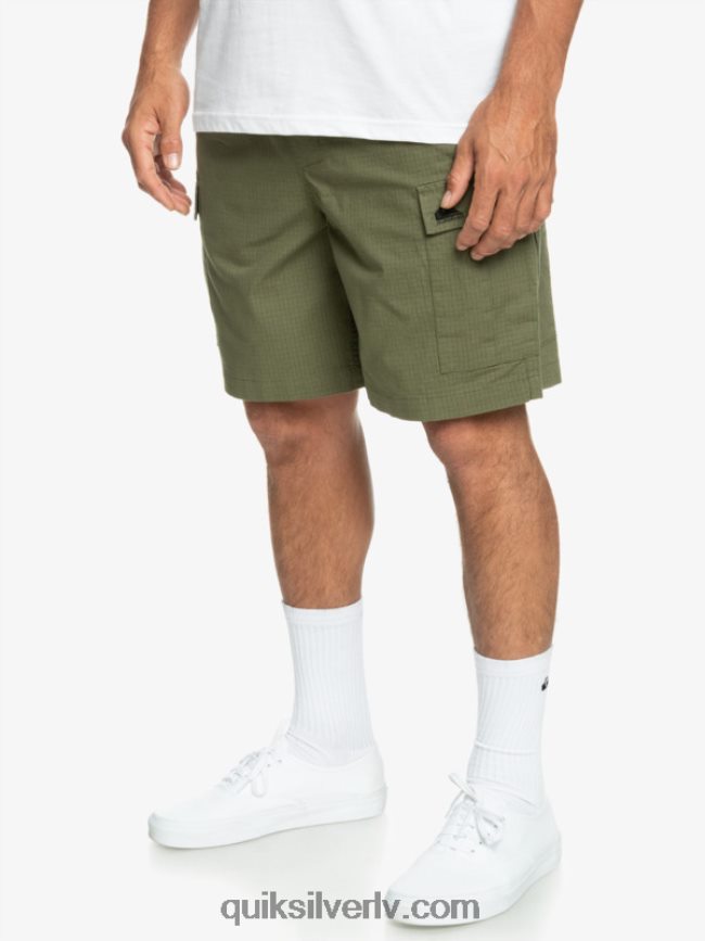 vīriešiem Quiksilver cargo taxer elastīgs jostasvietas 19 šorti Četrlapu āboliņš 88064R1010