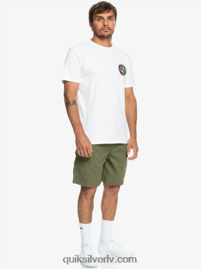 vīriešiem Quiksilver cargo taxer elastīgs jostasvietas 19 šorti Četrlapu āboliņš 88064R1010