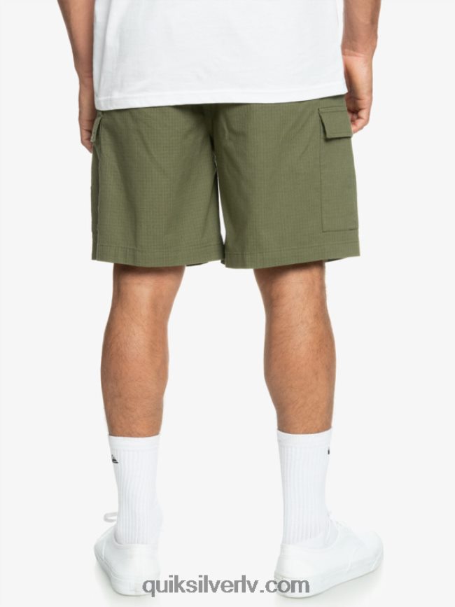 vīriešiem Quiksilver cargo taxer elastīgs jostasvietas 19 šorti Četrlapu āboliņš 88064R1010