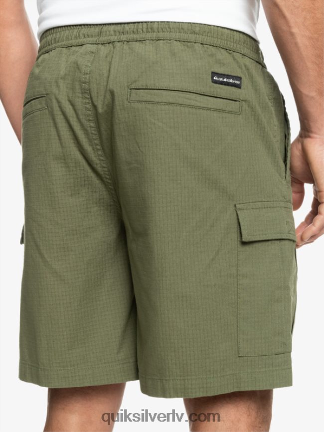 vīriešiem Quiksilver cargo taxer elastīgs jostasvietas 19 šorti Četrlapu āboliņš 88064R1010