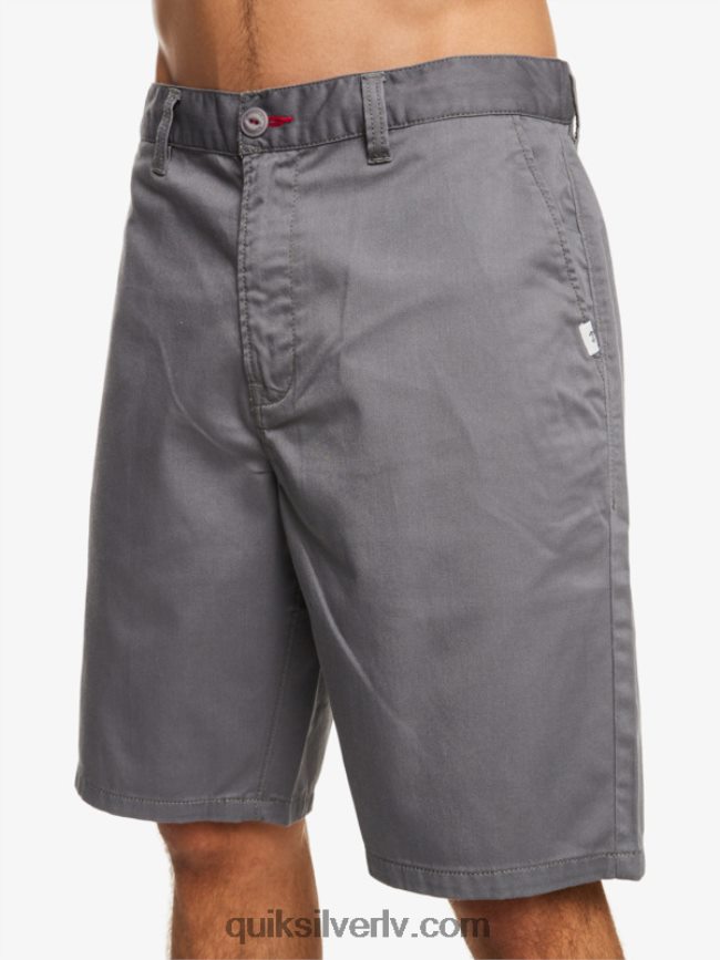 vīriešiem Quiksilver crest chino 21 šorti klusa ēna 88064R1276