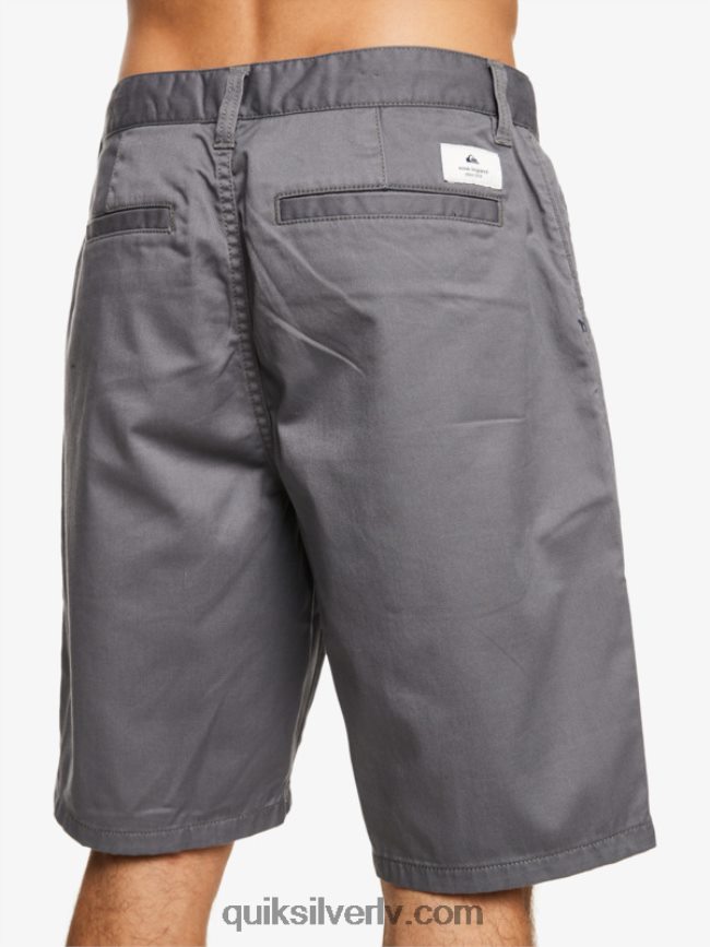 vīriešiem Quiksilver crest chino 21 šorti klusa ēna 88064R1276