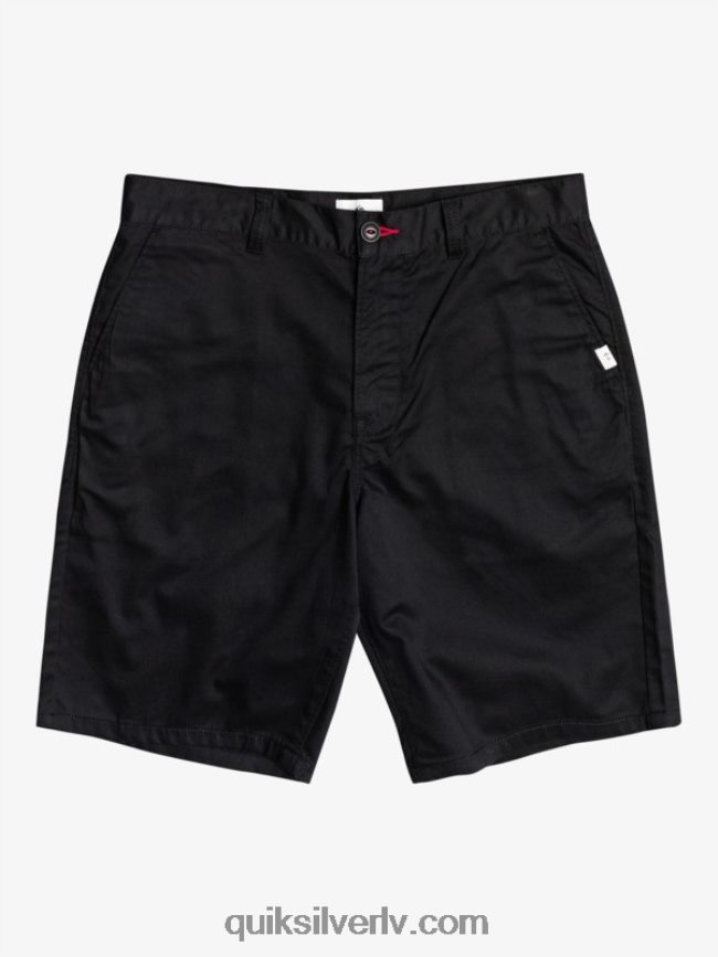 vīriešiem Quiksilver crest chino 21 šorti melns 88064R1274