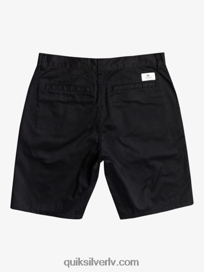 vīriešiem Quiksilver crest chino 21 šorti melns 88064R1274