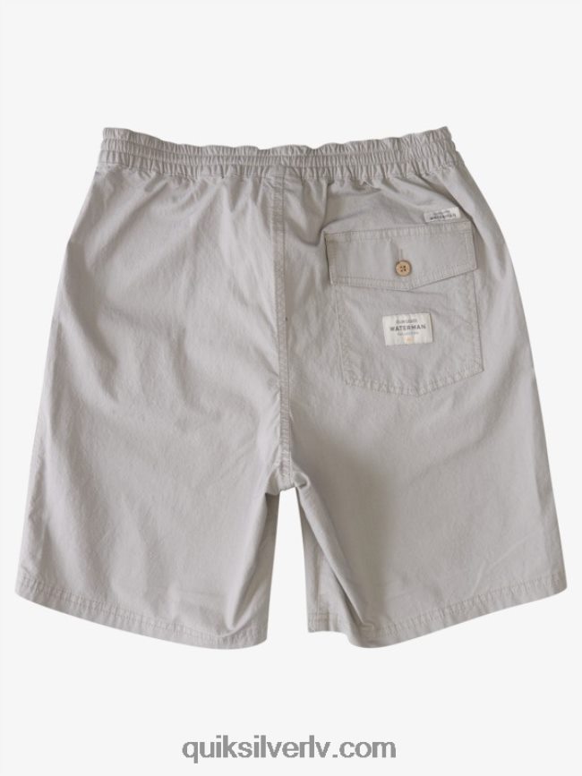 vīriešiem Quiksilver ūdensvīrs pēc sērfošanas šortiem krama pelēks 88064R1576