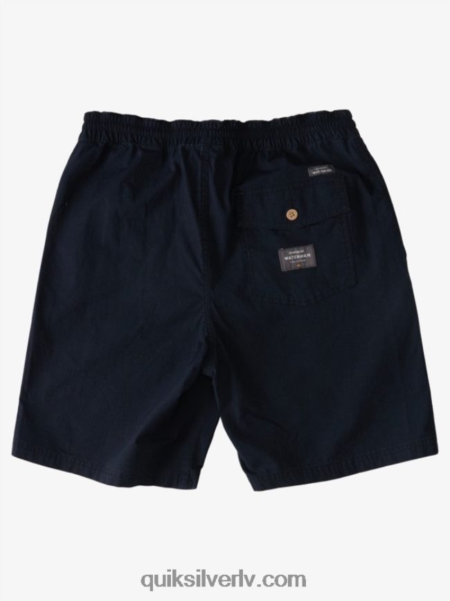 vīriešiem Quiksilver ūdensvīrs pēc sērfošanas šortiem melns 88064R1577