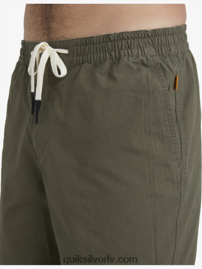 vīriešiem Quiksilver ūdensvīrs pēc sērfošanas šortiem putekļainās olīvas 88064R1579