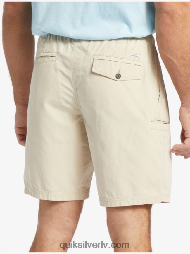 vīriešiem Quiksilver ūdensvīrs pēdējais viegls elastīgs 19 šorti Brūnie rīsi 88064R255