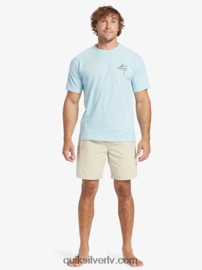 vīriešiem Quiksilver ūdensvīrs pēdējais viegls elastīgs 19 šorti Brūnie rīsi 88064R255