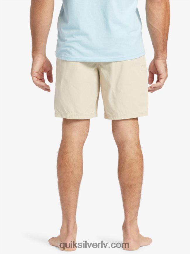 vīriešiem Quiksilver ūdensvīrs pēdējais viegls elastīgs 19 šorti Brūnie rīsi 88064R255